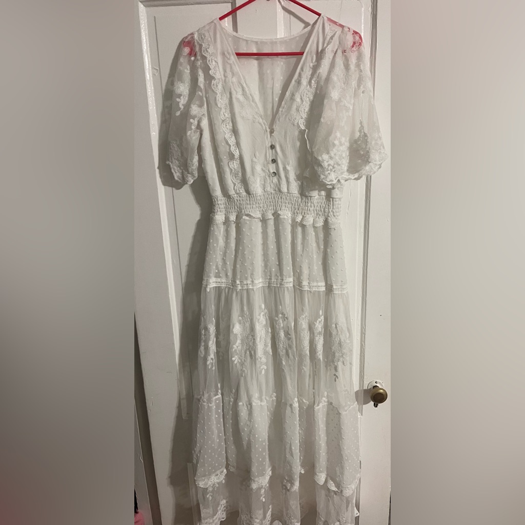 White Lace Bridal Dress
